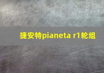 捷安特pianeta r1轮组